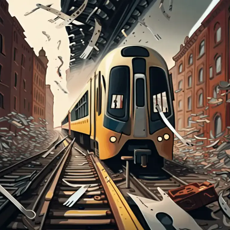 Visual representation of "to cut a long story short" - Used to end a long explanation or story in a quick way