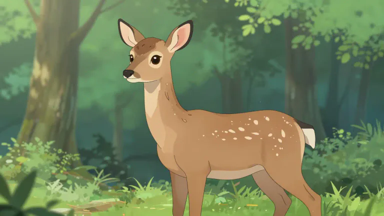 Visual representation of "doe" - A female deer.