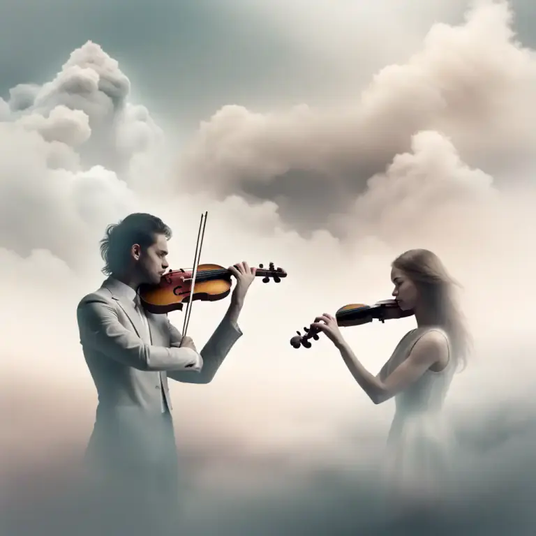 Visual representation of "reverie" - An instrumental piece suggesting a dreamy or musing state.