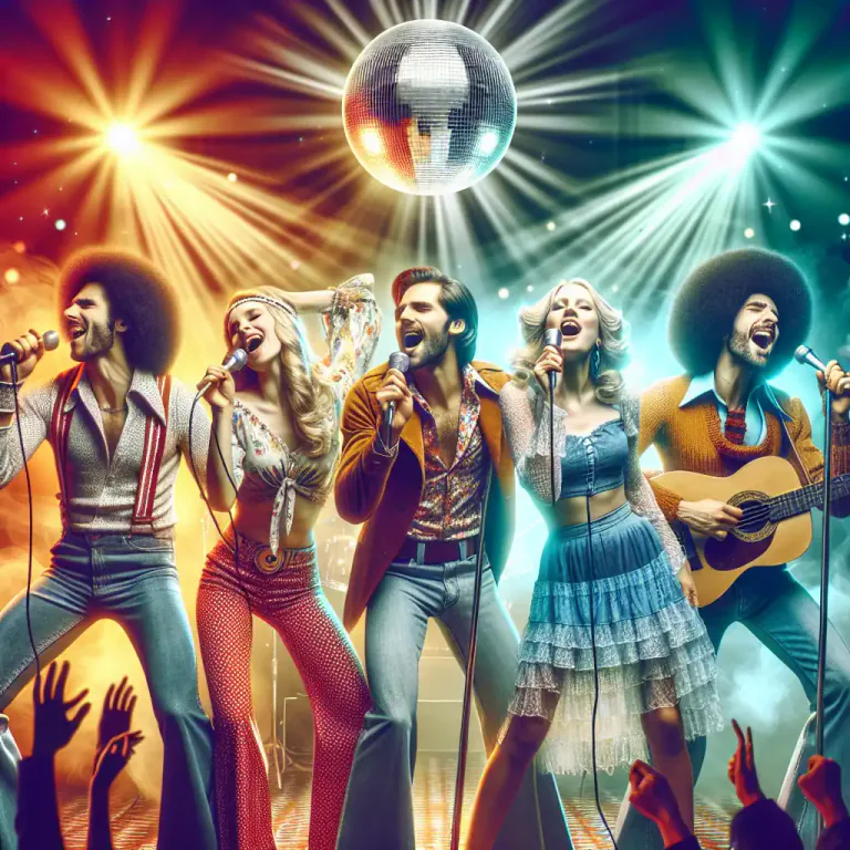 Visual representation of "abba" - A Swedish pop music group active during 1972-1982.