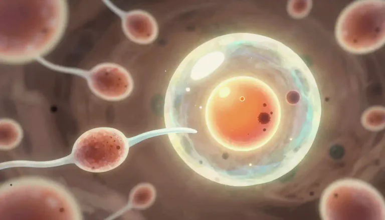 Visual representation of "zygote" - The cell created in the first stage of development when a sperm cell successfully fertilizes an egg cell.