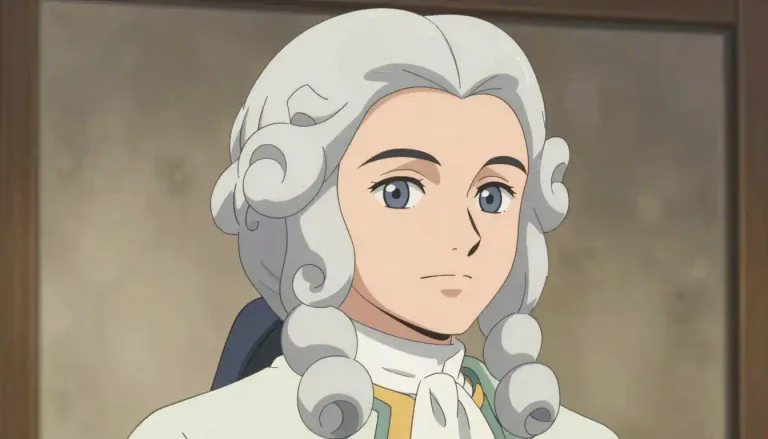 Visual representation of "bewigged" - Wearing a wig