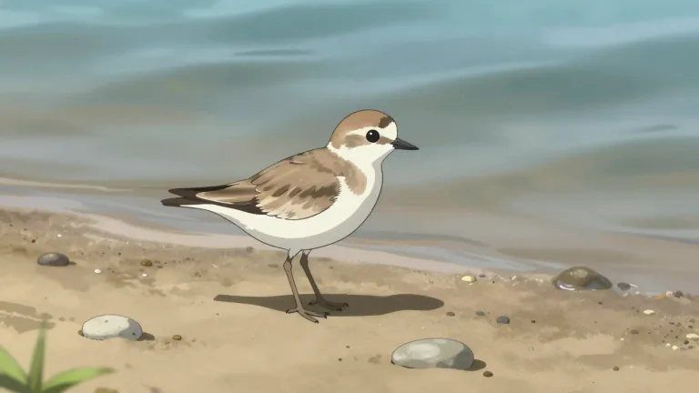 Visual representation of "plover" - A type of bird that lives near water