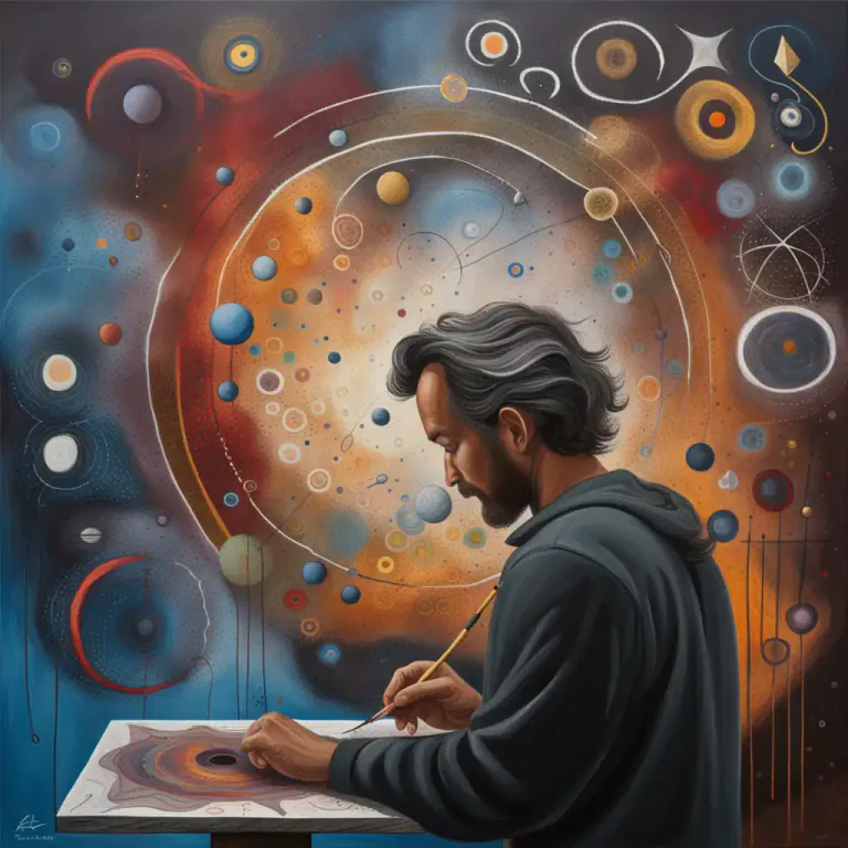 Visual representation of "metaphysics" - Abstract thought or topics, as opposed to physical things