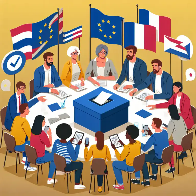 Visual representation of "political" - Relates to the ideas or strategies of a specific party or group in politics