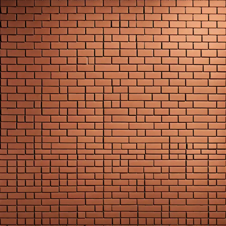Visual representation of "stretcher" - In construction, a brick laid so only its long side is visible.