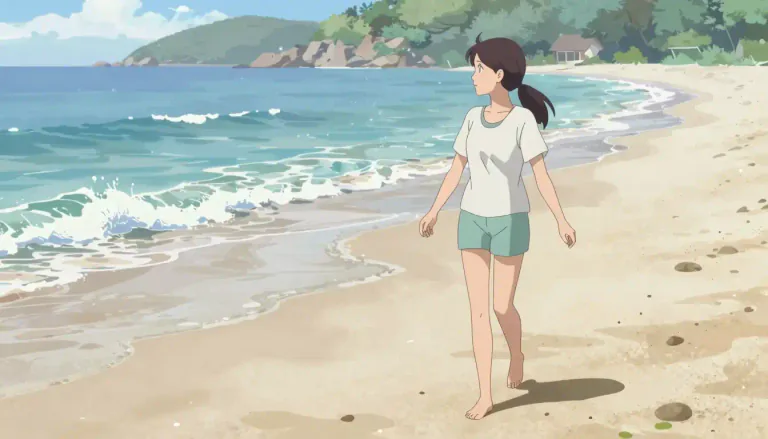 Visual representation of "amble" - To walk slowly and leisurely, often aimlessly.