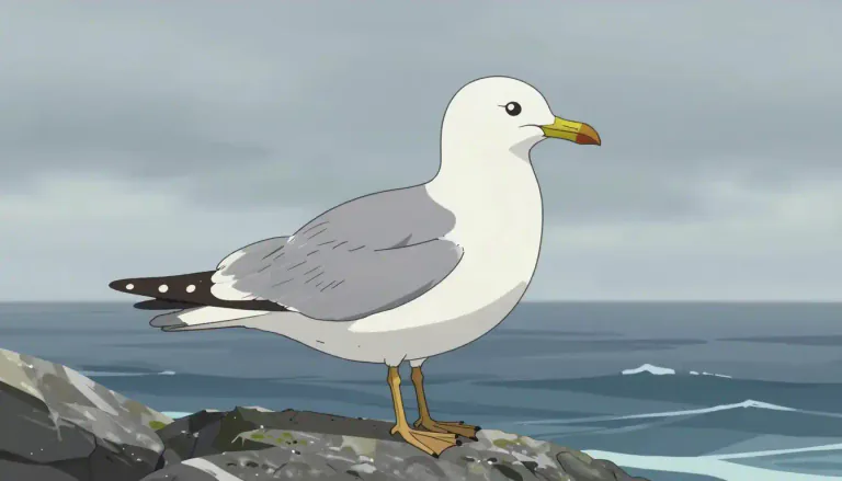 Visual representation of "fulmar" - A type of seabird related to the petrel, often found in the northern hemisphere.