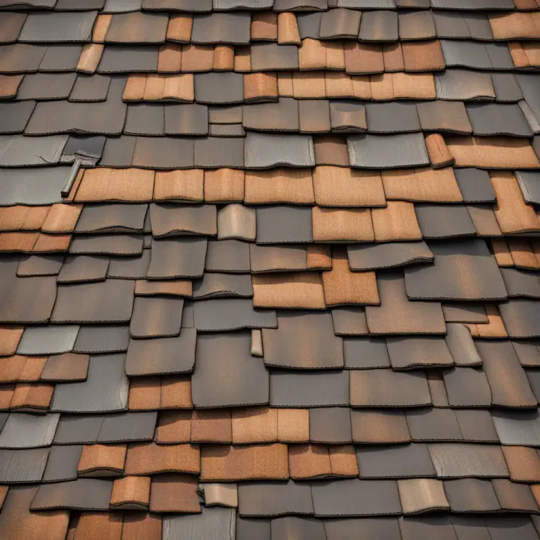 Visual representation of "shingly" - Relating to or covered with shingles (a type of roof cover made from wood, slate, or other material).