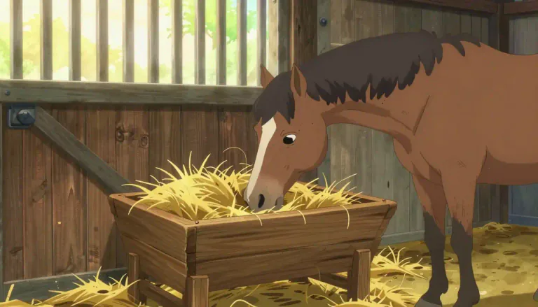 Visual representation of "manger" - A box or trough in a stable or barn in which food for horses or cattle is placed.