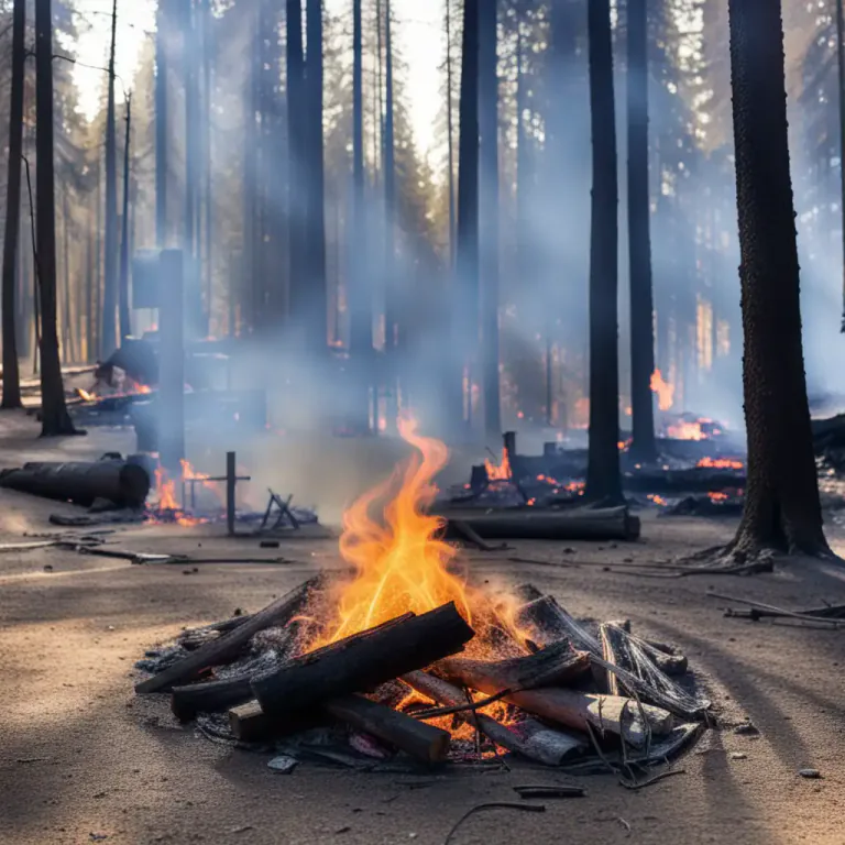 Visual representation of "extinct" - No longer burning