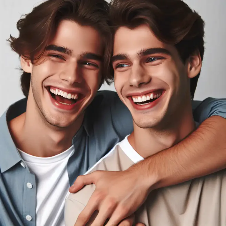 Visual representation of "brotherhood" - The relationship between brothers.