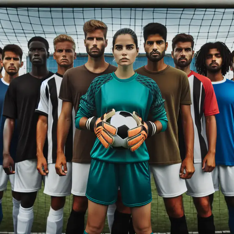 Visual representation of "wall" - A defensive formation of players in football.