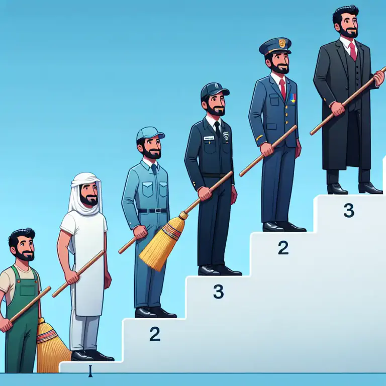 Visual representation of "gradation" - A level in a system or scale of things