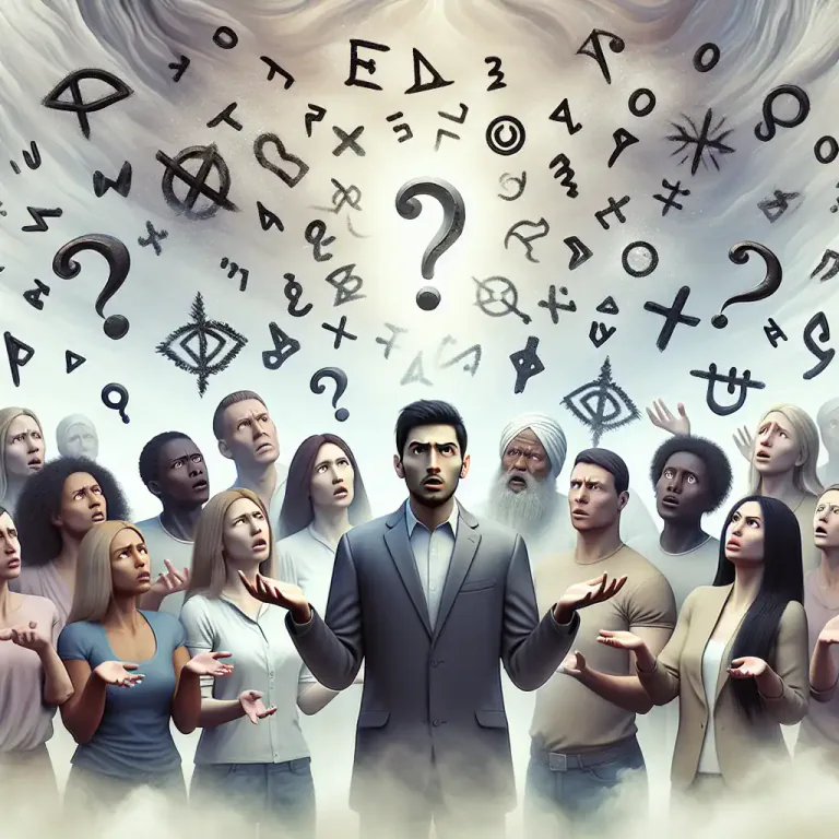Visual representation of "runic" - Mysterious or secret in meaning.