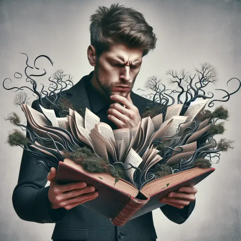 Visual representation of "impenetrably" - Difficult to understand because of being metaphoric or complex.