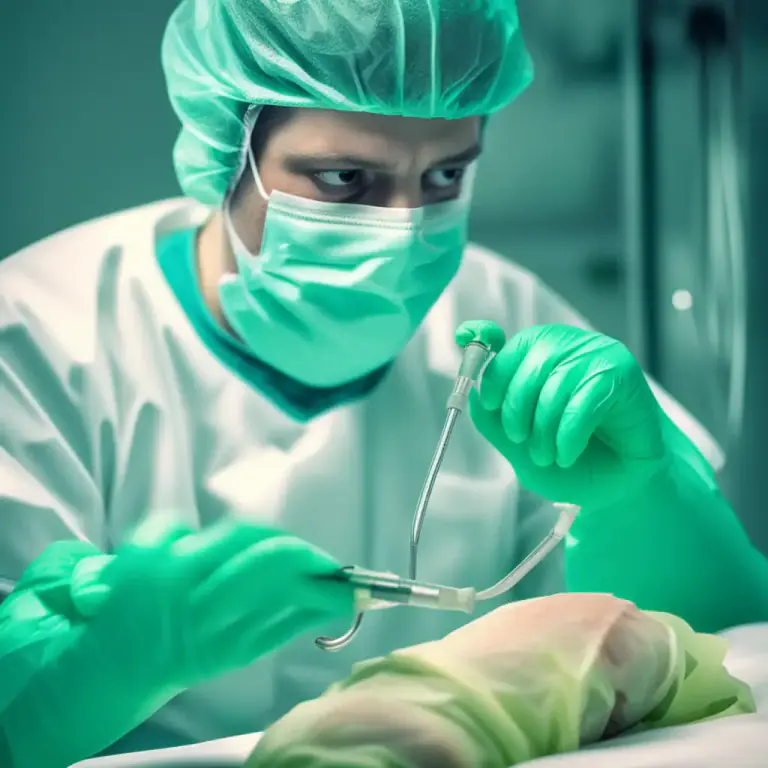 Visual representation of "removal" - The act of removing a part of the body in a medical procedure