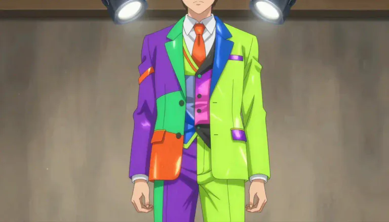 Visual representation of "garish" - Too bright, colorful, or showy