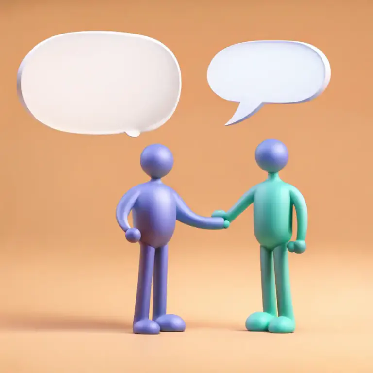 Visual representation of "talking of somebody/something" - Introduce a new topic into the conversation that is related to what was being discussed.