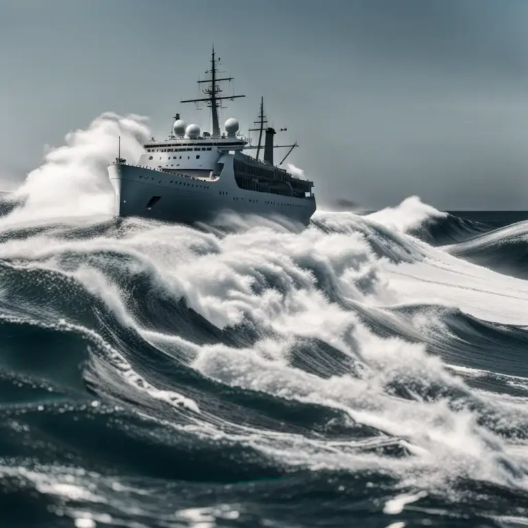 Visual representation of "bow" - The front part of a ship