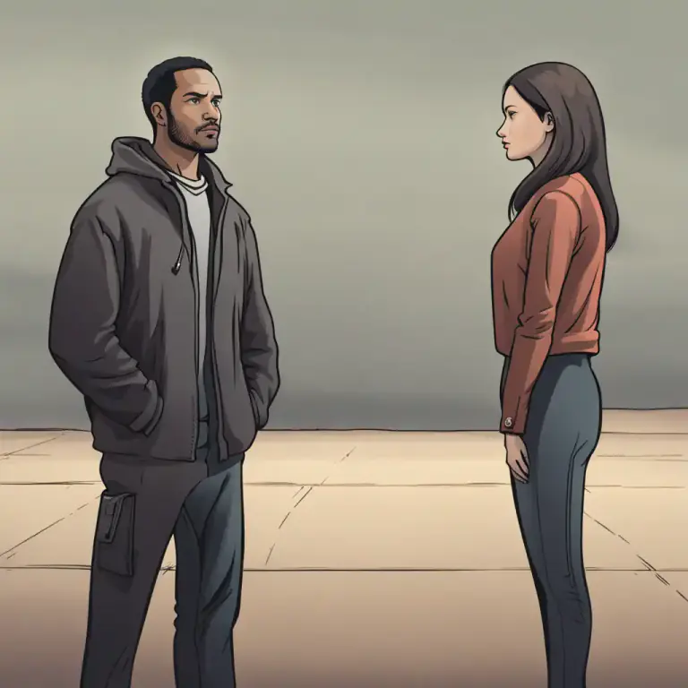 Visual representation of "be on your guard" - To be prepared to protect or defend oneself against someone or something that poses a potential threat.