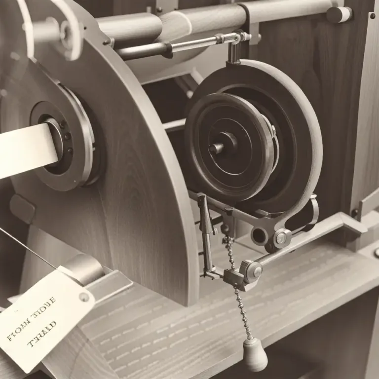 Visual representation of "flyer" - A part of a spinning machine that twists the thread.