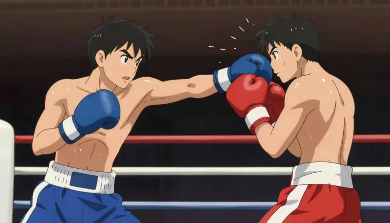 Visual representation of "pugilistic" - Related to boxing or fighting with fists.
