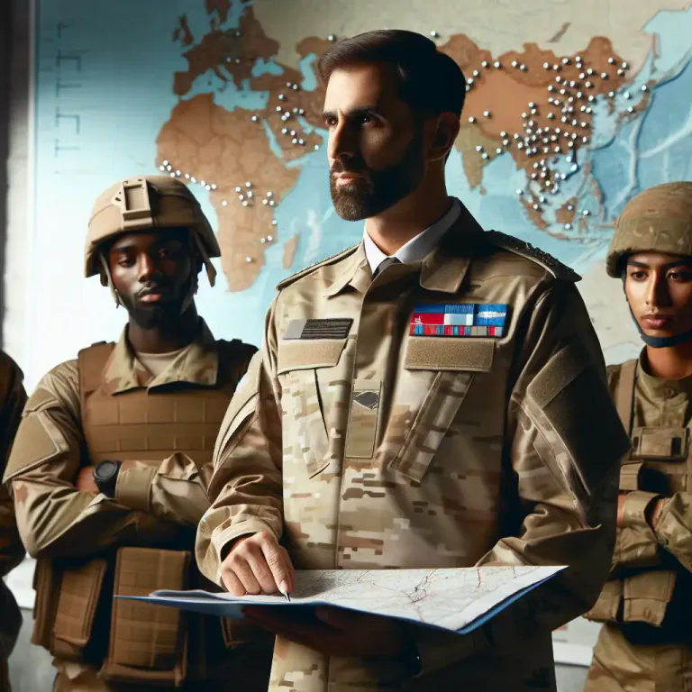 Visual representation of "generalship" - The position, role or responsibility of a military general