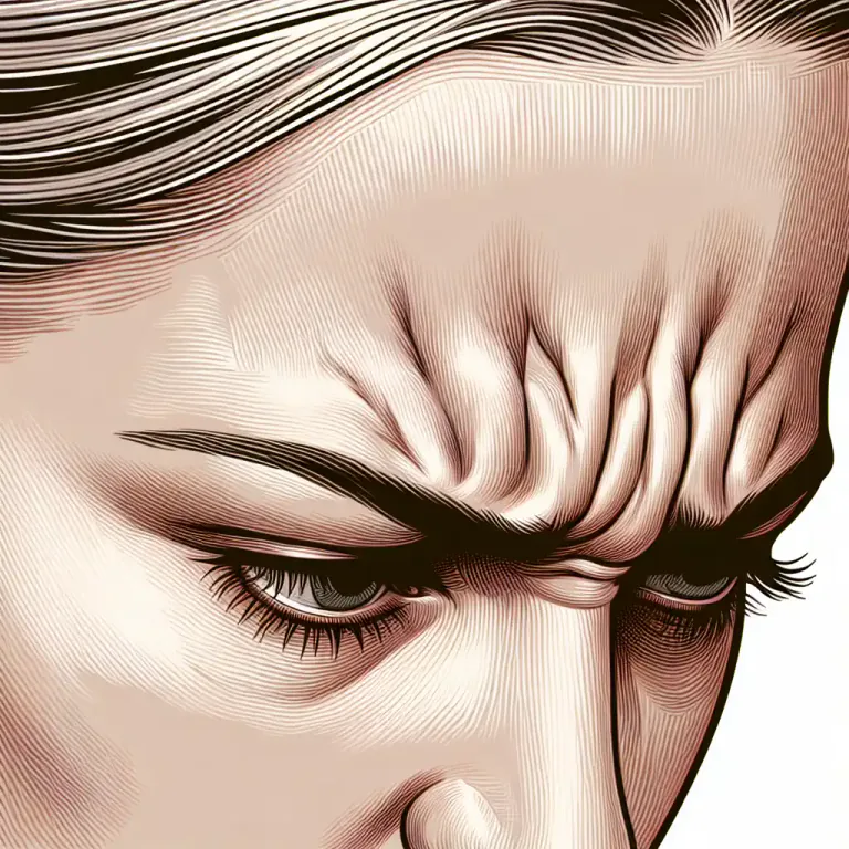 Visual representation of "wrinkle" - To become or make something full of lines or small folds. Also, to show that you are unhappy or thinking hard, by moving your forehead into lines or small folds.