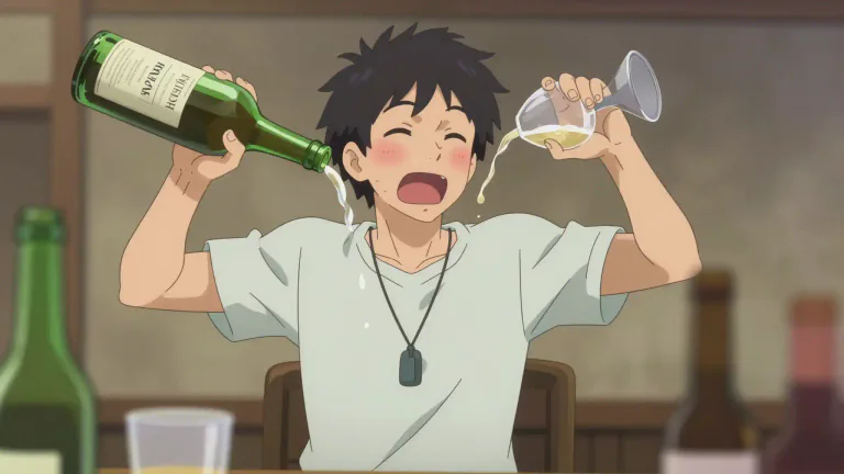 Visual representation of "intoxicate" - To make someone drunk by giving them a lot of alcohol.