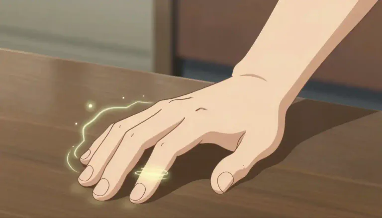 Visual representation of "sensation" - A physical feeling you have when something affects your body.