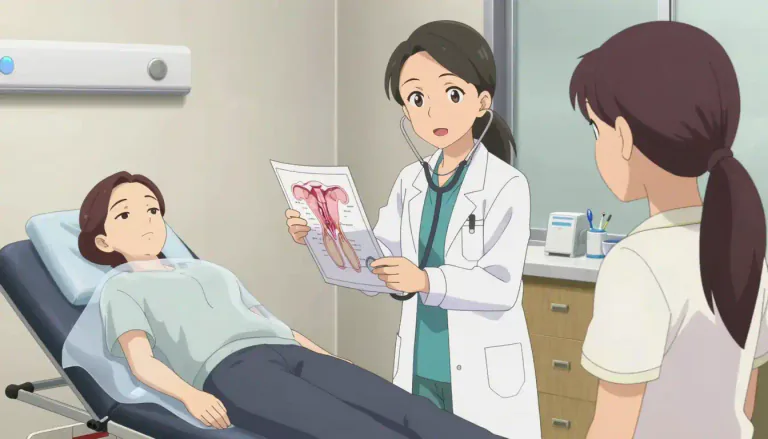 Visual representation of "gynaecology" - The branch of medicine that deals with the functions and diseases specific to women, especially those affecting the reproductive system.