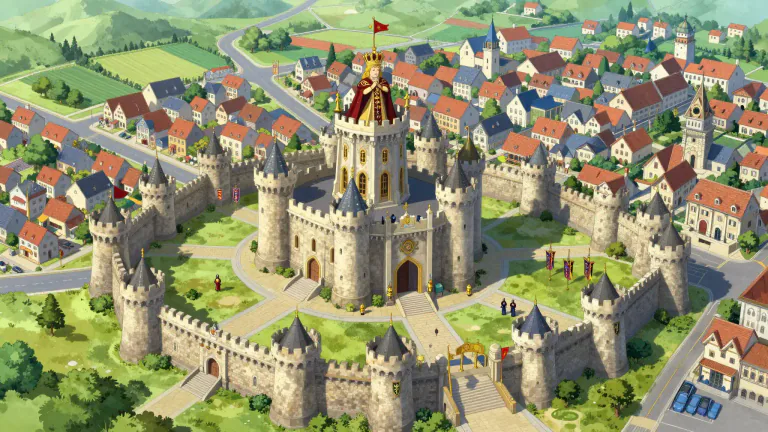 Visual representation of "sovereignty" - A territory under the single rule of a monarch or government