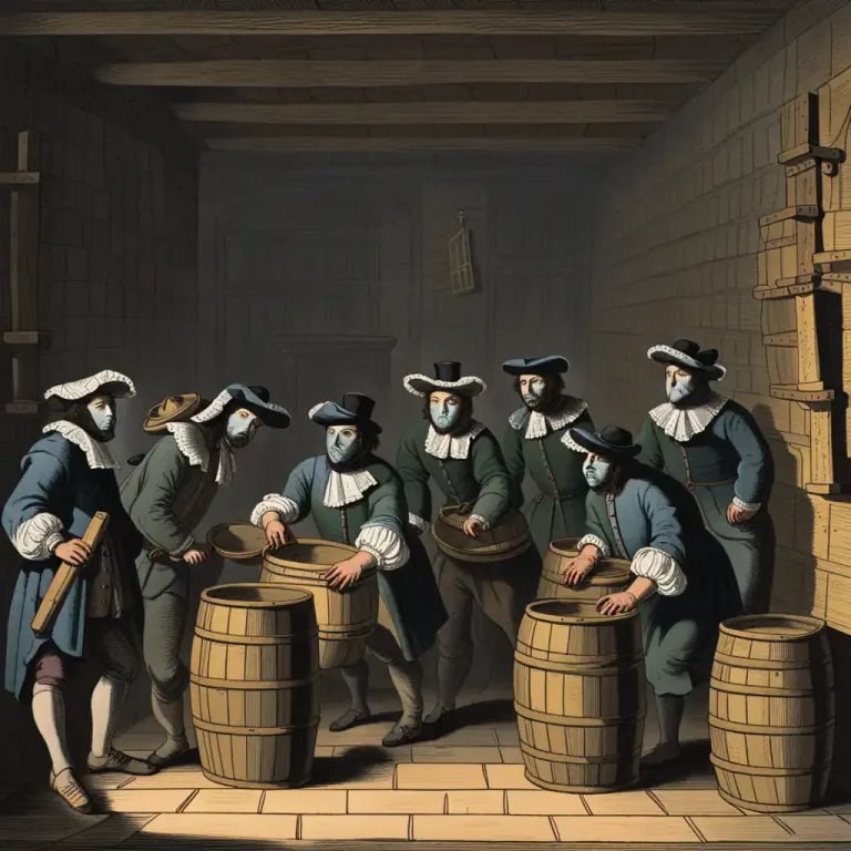 Visual representation of "gunpowder" - In British history, 'the Gunpowder Plot' was a failed plan in 1605 by a group of Roman Catholics to kill King James I and members of Parliament by blowing up the Houses of Parliament.
