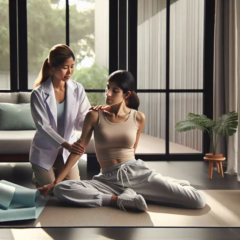 Visual representation of "relaxation" - A way of reducing stiffness or tension in a part of the body