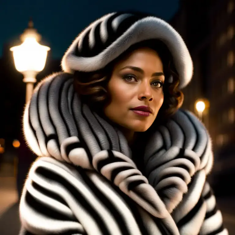 Visual representation of "chinchilla" - A very expensive fur made from the coat of a chinchilla.