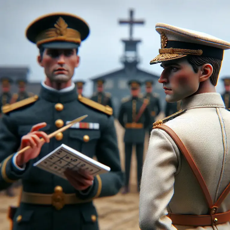 Visual representation of "disloyalty" - The action of refusing to follow orders or rules set by a figure of authority.