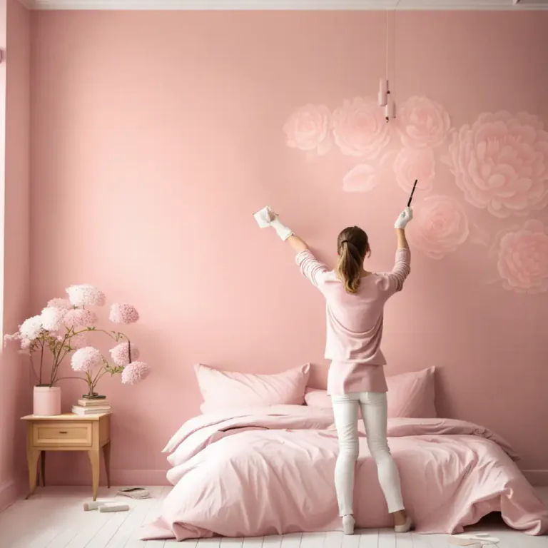 Visual representation of "valerian" - A pale pink color resembled in some varieties of valerian flower.
