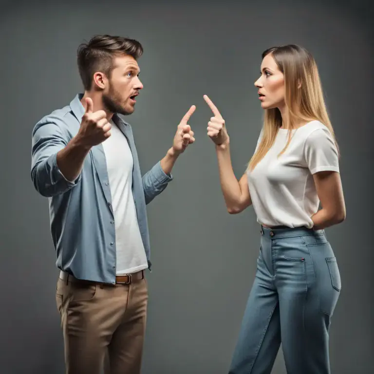 Visual representation of "answer back" - To defend oneself in an argument or debate.