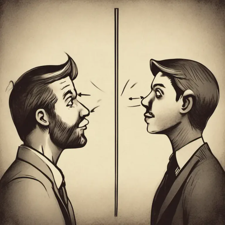 Visual representation of "talk around" - To persuade someone to change their opinion or decision
