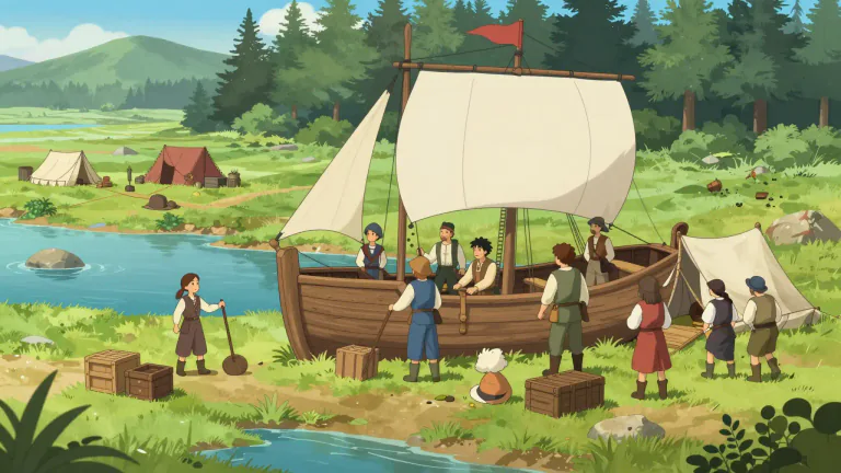 Visual representation of "colonizer" - A person or group of people who establish a colony, or settled area, in a land that is under the control of their own country.