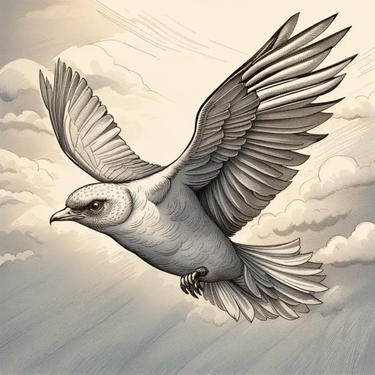 Visual representation of "beat" - To move by flapping