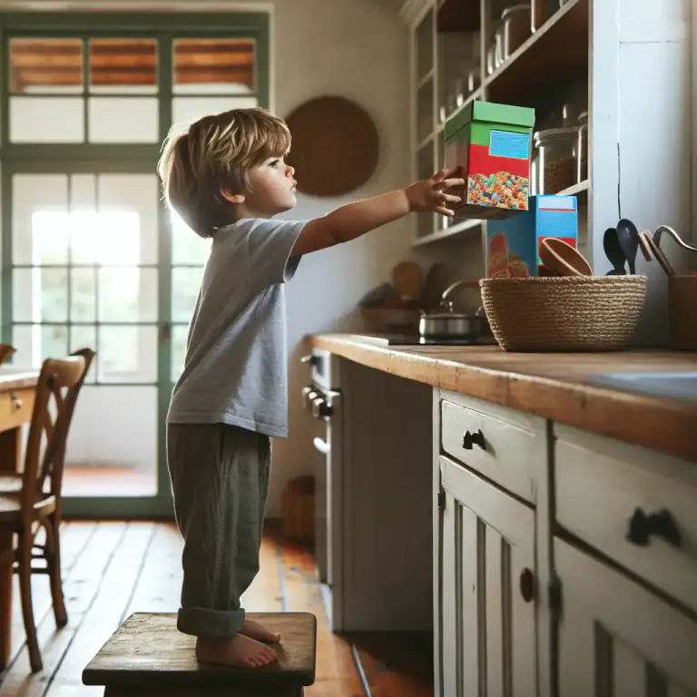 Visual representation of "latchkey" - A term used to describe children who are typically left at home with little parental supervision because parents are away at work.