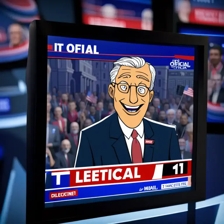 Visual representation of "it's official" - Used to announce information that has been confirmed, particularly news reports