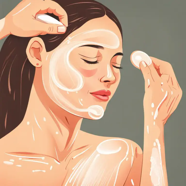 Visual representation of "clear up" - To heal or eliminate a skin condition or disease.