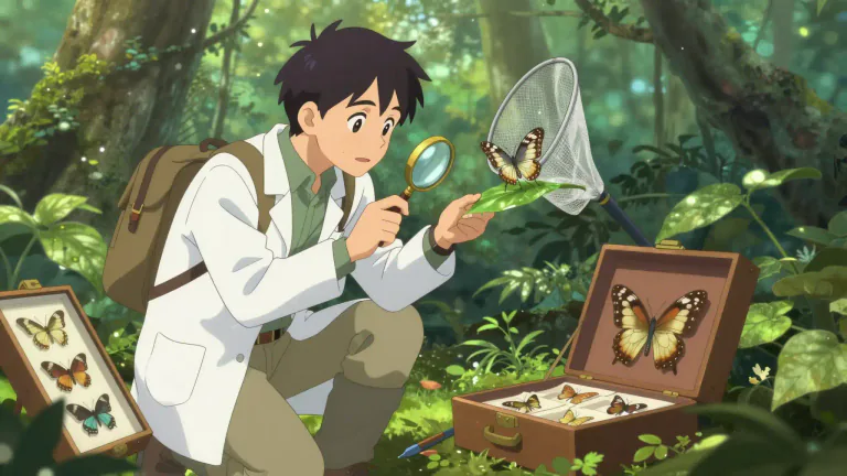 Visual representation of "entomologist" - A scientist who studies insects.