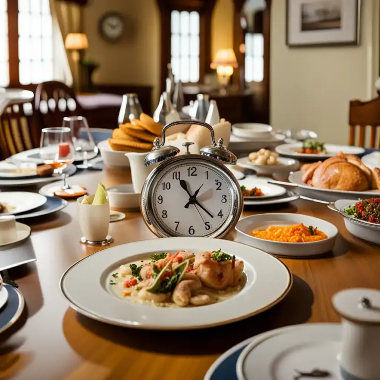 Visual representation of "meal" - Any of the regular times during the day when a large amount of food is eaten.