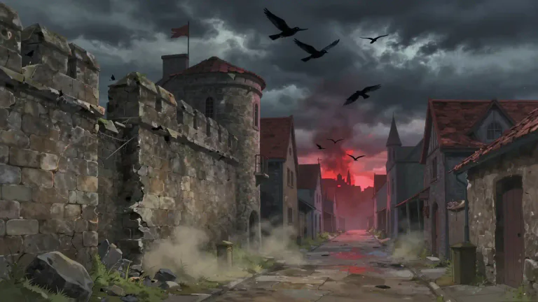 Visual representation of "portent" - A sign or warning that something, usually something bad, will happen.