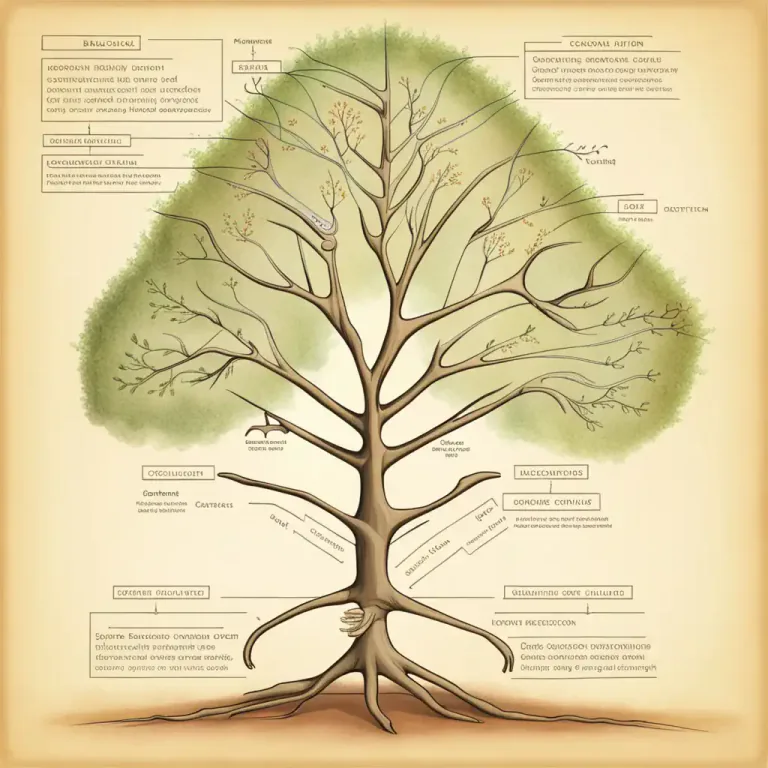 Visual representation of "evolution" - The scientific theory that species are related and change over time.