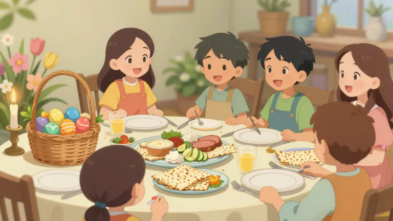 Visual representation of "paschal" - Related to Easter or the Jewish holiday of Passover